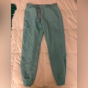 Figs medium Zamora sea foam mint joggers